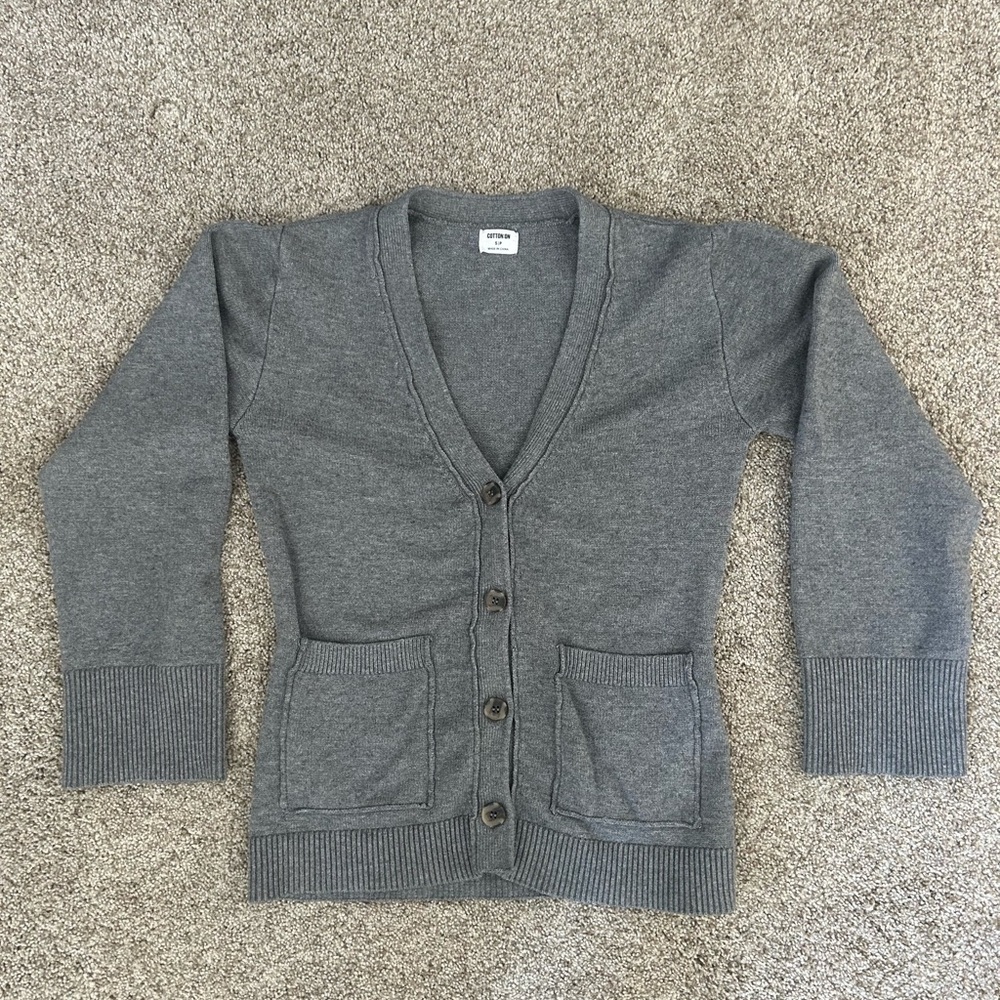 Cotton On Gray Women's Cardigan Sweater